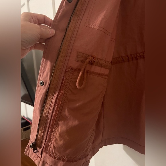 Old Navy Amelia Rose Soft Washed Canvas Utility Jacket Womens size Medium (H106) - Picture 7 of 12